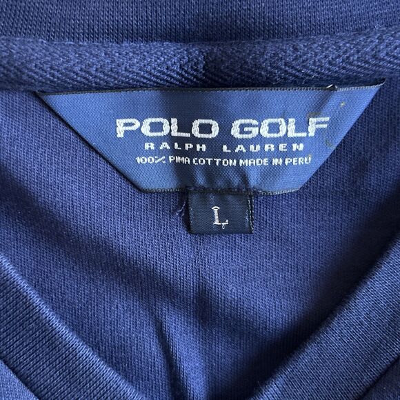 Polo Golf  Ralph Lauren V Neck Sleeveless Sweatshirt Pullover Vest Size Large - Picture 5 of 8